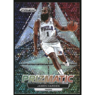 2022-23 Panini Prizm Prizmatic Prizms Fast Break #11 James Harden