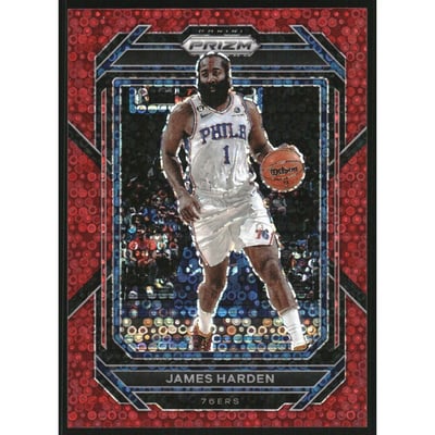 2022-23 Panini Prizm Prizms Fast Break Red #35 James Harden