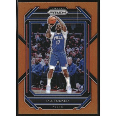 2022-23 Panini Prizm Prizms Orange #42 P.J. Tucker