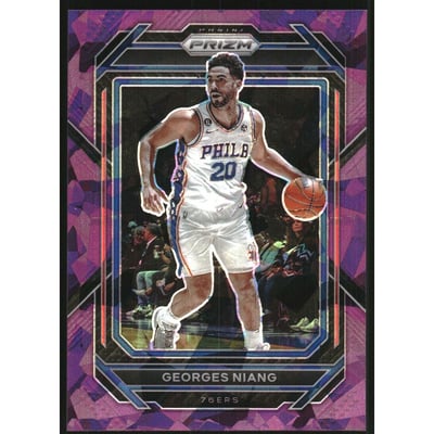 2022-23 Panini Prizm Prizms Purple Ice #24 Georges Niang