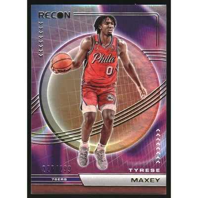 2022-23 Panini Recon Holo Bronze #18 Tyrese Maxey