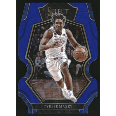 2022-23 Select Prizms Blue Die Cut #109 Tyrese Maxey