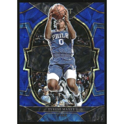 2022-23 Select Prizms Blue Scope #9 Tyrese Maxey