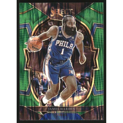 2022-23 Select Prizms Green Shock #25 James Harden