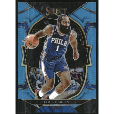 2022-23 Select Prizms Light Blue #25 James Harden