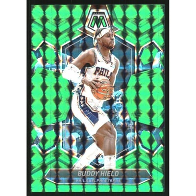 2023-24 Panini Mosaic Mosaic Teal #84 Buddy Hield