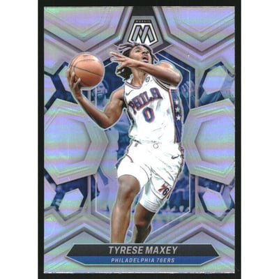 2023-24 Panini Mosaic Silver #79 Tyrese Maxey