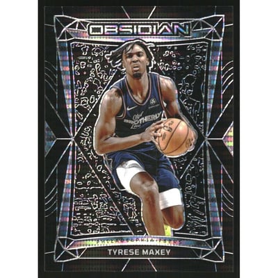 2023-24 Panini Obsidian Electric Etch International #31 Tyrese Maxey