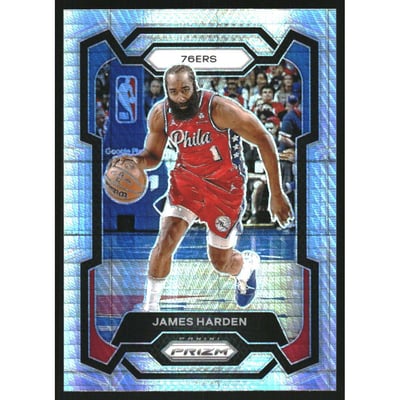 2023-24 Panini Prizm Prizms Hyper #98 James Harden