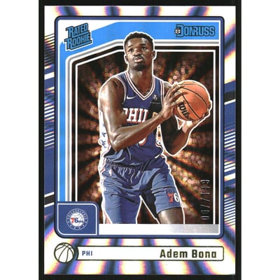 2024-25 Donruss Holo Laser #205 Adem Bona RR