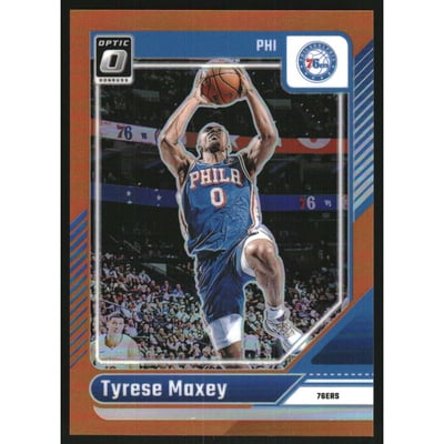 2024-25 Donruss Optic Orange #135 Tyrese Maxey