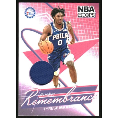 2024-25 Hoops Rookie Remembrance Memorabilia #8 Tyrese Maxey