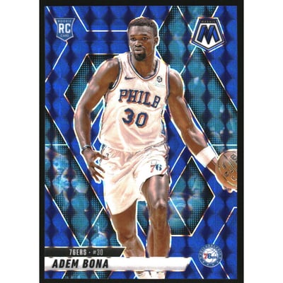 2024-25 Panini Mosaic Mosaic Blue #210 Adem Bona