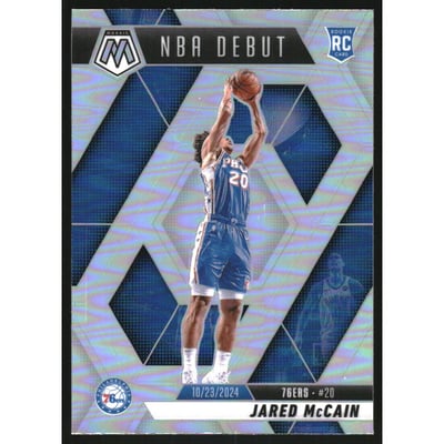 2024-25 Panini Mosaic Silver #263 Jared McCain/NBA Debut