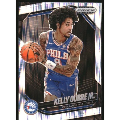 2024-25 Panini Prizm Black Prizms Skewed #154 Kelly Oubre Jr.