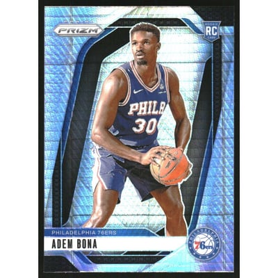 2024-25 Panini Prizm Prizms Hyper #267 Adem Bona