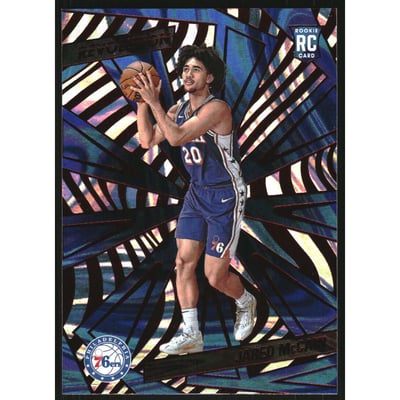 2024-25 Panini Revolution Red Swirl #124 Jared McCain