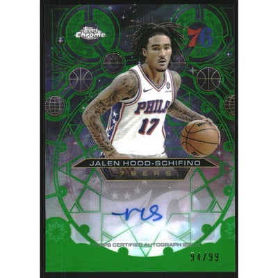 2025-26 Topps Chrome Chromographs #CHJHS Jalen Hood-Schifino