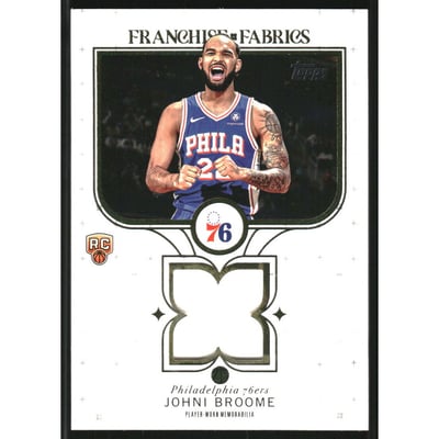 2025-26 Topps Franchise Fabrics #FFJO Johni Broome