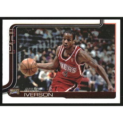 2025-26 Topps Rainbow Foilboard #253 Allen Iverson