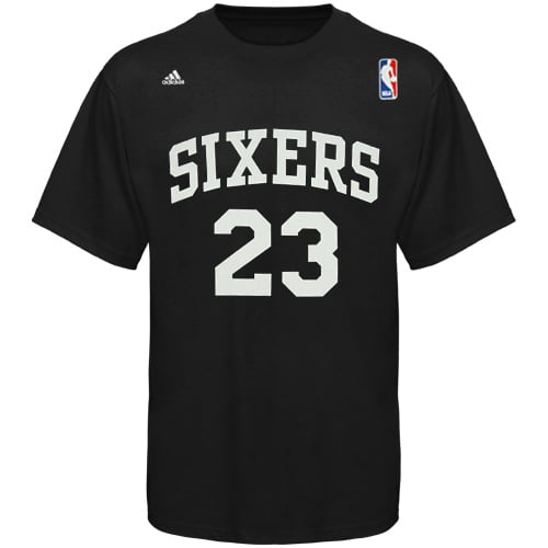 adidas Louis Williams Philadelphia 76ers #23 Net Number T-shirt