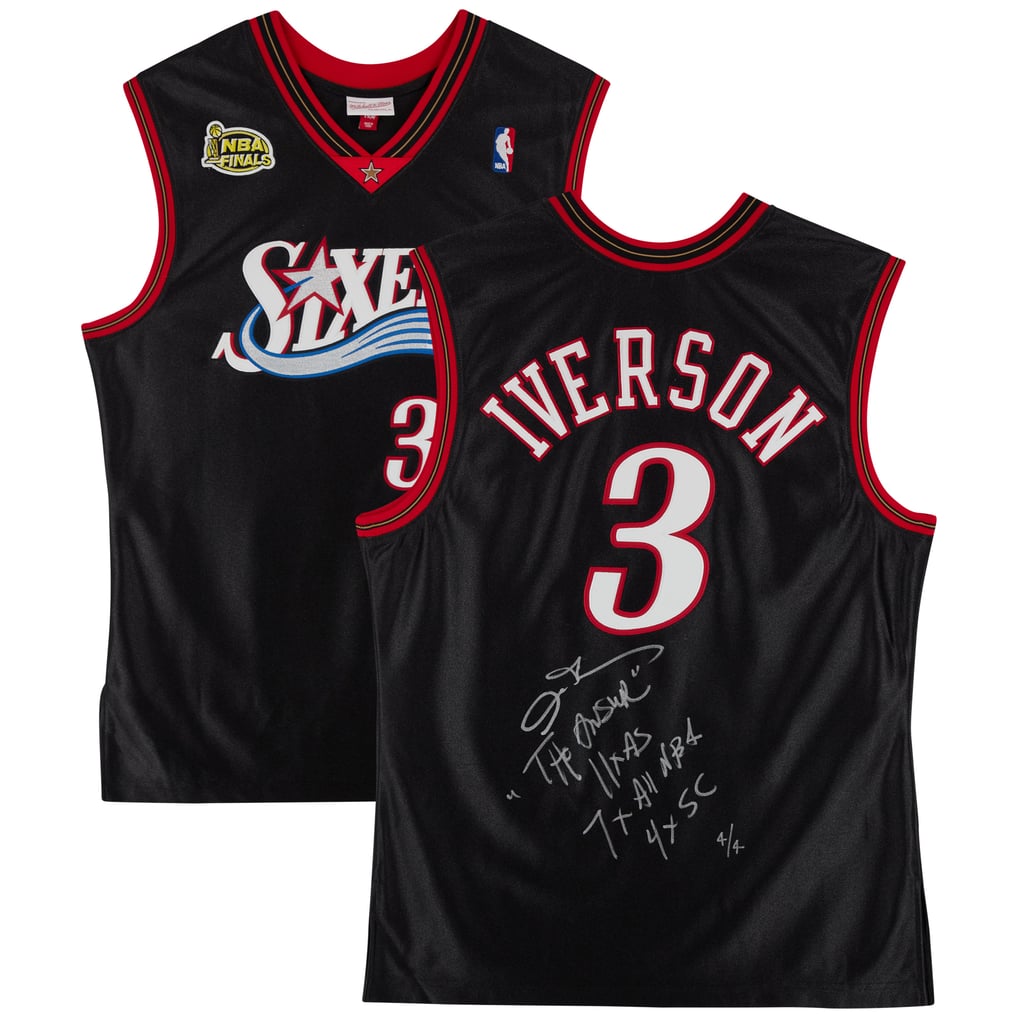 Allen Iverson Philadelphia 76ers Autographed Fanatics Authentic 