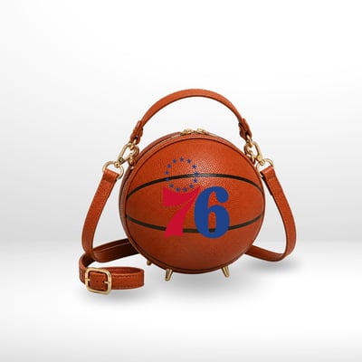 Philadelphia 76ers by Jill Martin Basketball Crossbody Fan Bag