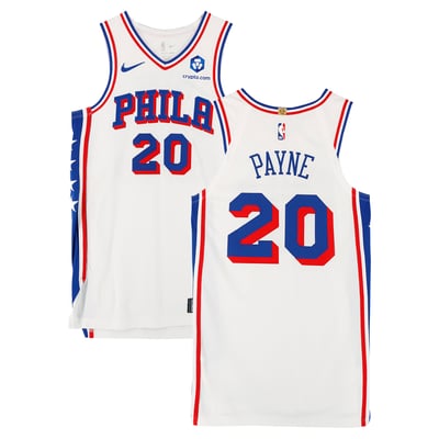 Cameron Payne Philadelphia 76ers Fanatics Authentic Player-Issued #20 White Jersey from the 2025-26 NBA Season - Size 46+4