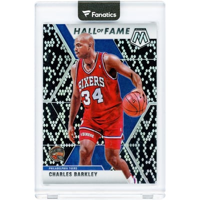 Charles Barkley Philadelphia 76ers 2019-20 Panini Mosaic Snakeskin #282 #1/1 Card