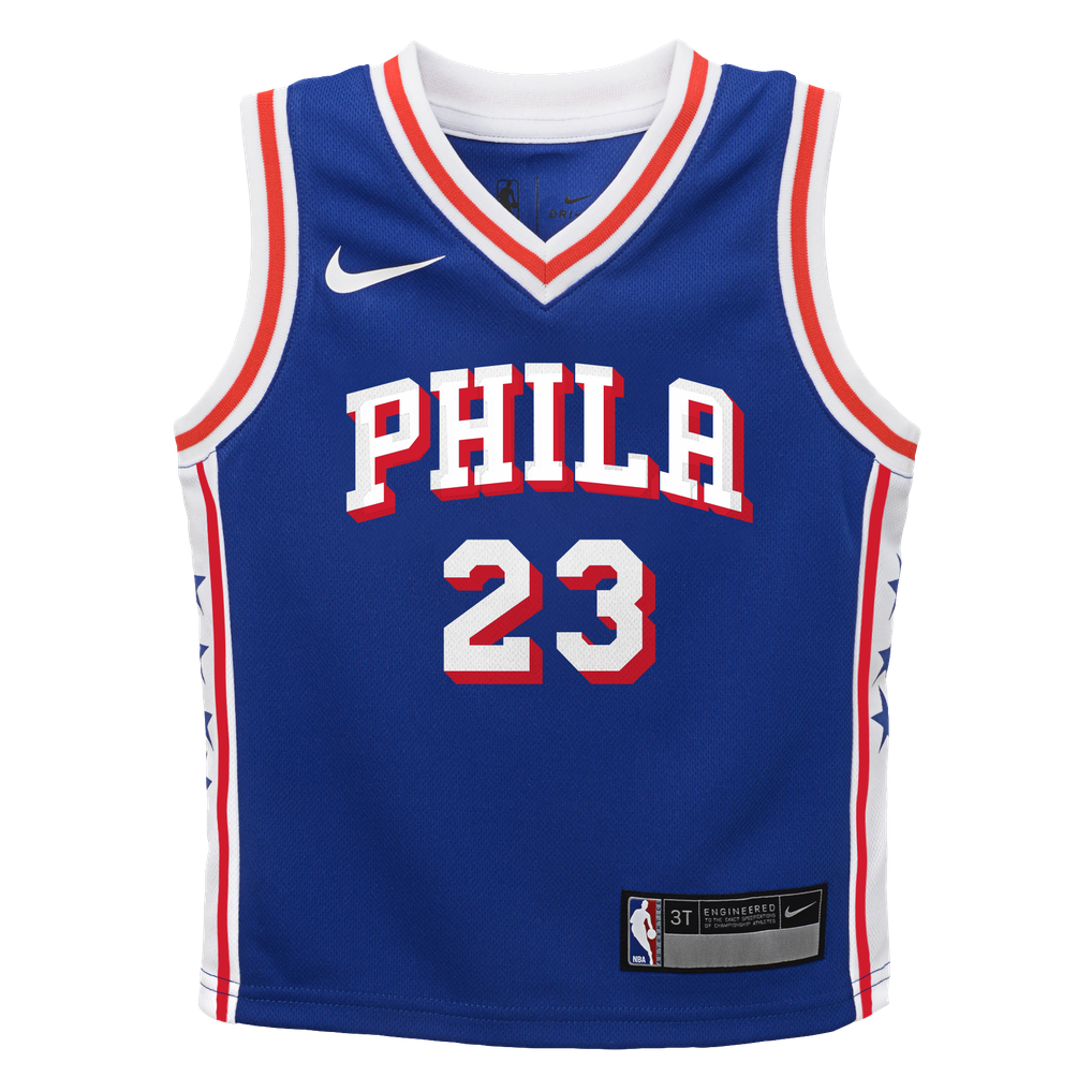 Infant Philadelphia 76ers LeBron James Nike Royal Swingman Jersey ...