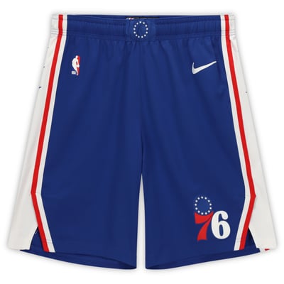 Joel Embiid Philadelphia 76ers Fanatics Authentic Game-Used Royal Nike Shorts from the 2025-26 NBA Season - Size 44+2