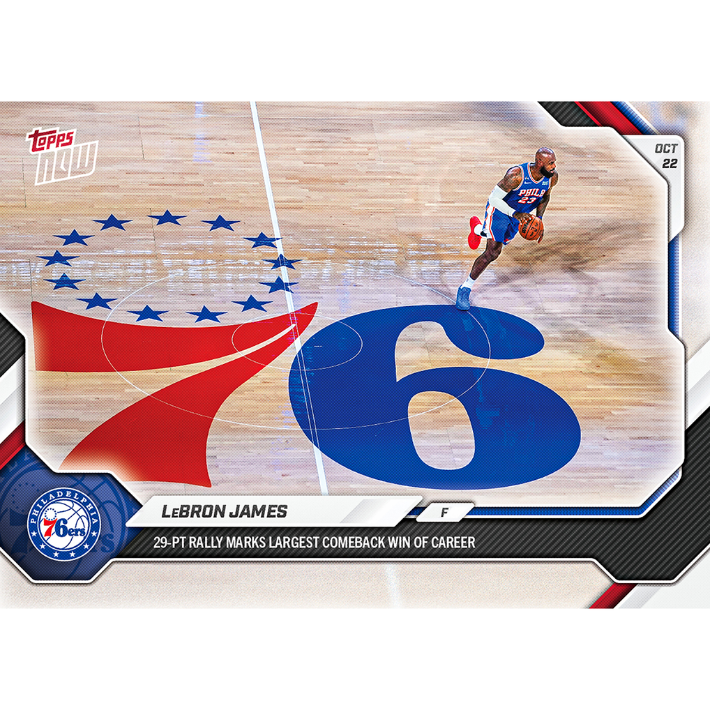 LeBron James - 2026-27 NBA Topps NOW® - Card 19 - LOOK FOR SHORT PRINTS