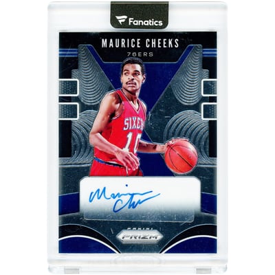 Maurice Cheeks Philadelphia 76ers Autographed 2019-20 Panini Prizm #SG-MCK Card