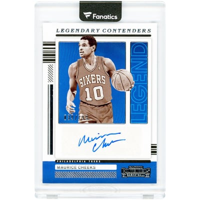 Maurice Cheeks Philadelphia 76ers Autographed 2021-22 Panini Contenders Legendary Contenders #LC-MCH #39/199 Card