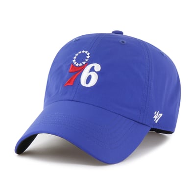  Philadelphia 76ers '47 BRRR Clean Up Adjustable Hat - Blue