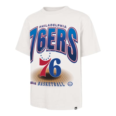 Philadelphia 76ers '47 Team Flex Foundation T-Shirt - Cream