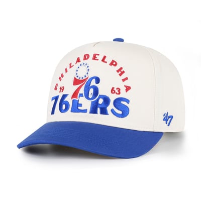Philadelphia 76ers '47 Arcitext Hitch Adjustable Hat - Natural
