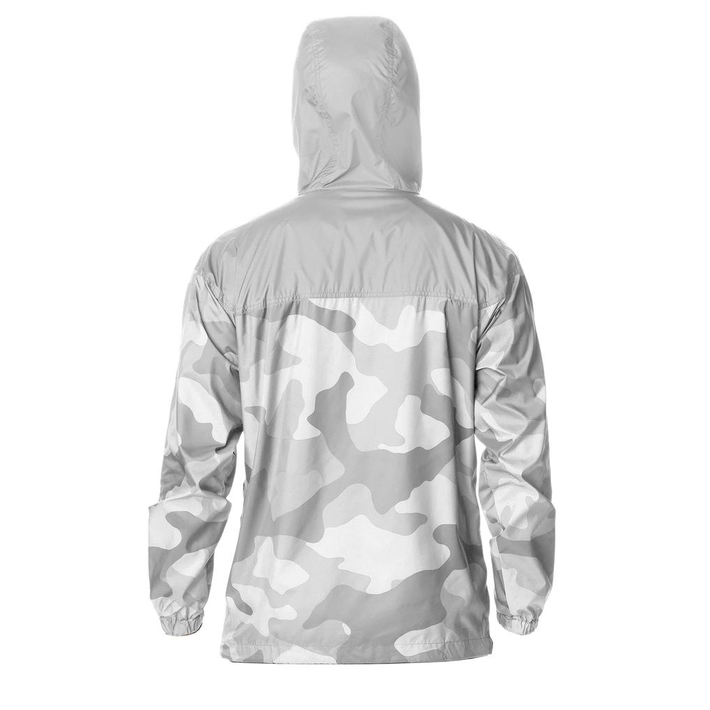 Men's Philadelphia 76ers Columbia Gray Flash Challenger Windbreaker Jacket
