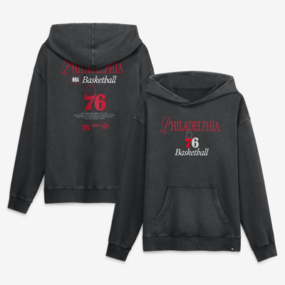  Philadelphia 76ers Fanatics Balanced Attack Washed Hoodie - Black