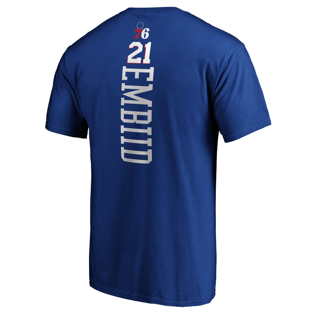 Men's Philadelphia 76ers Fanatics Joel Embiid Royal Playmaker Name ...