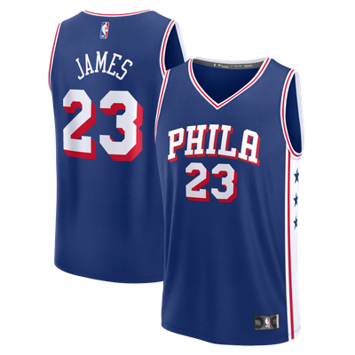 LeBron James Philadelphia 76ers Fanatics Fast Break Jersey - Icon Edition - Royal