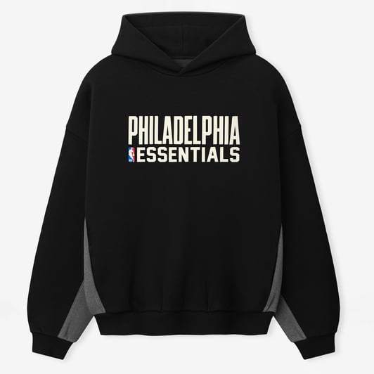 Philadelphia 76ers Fear of God 90s Relaxed Hoodie - Black