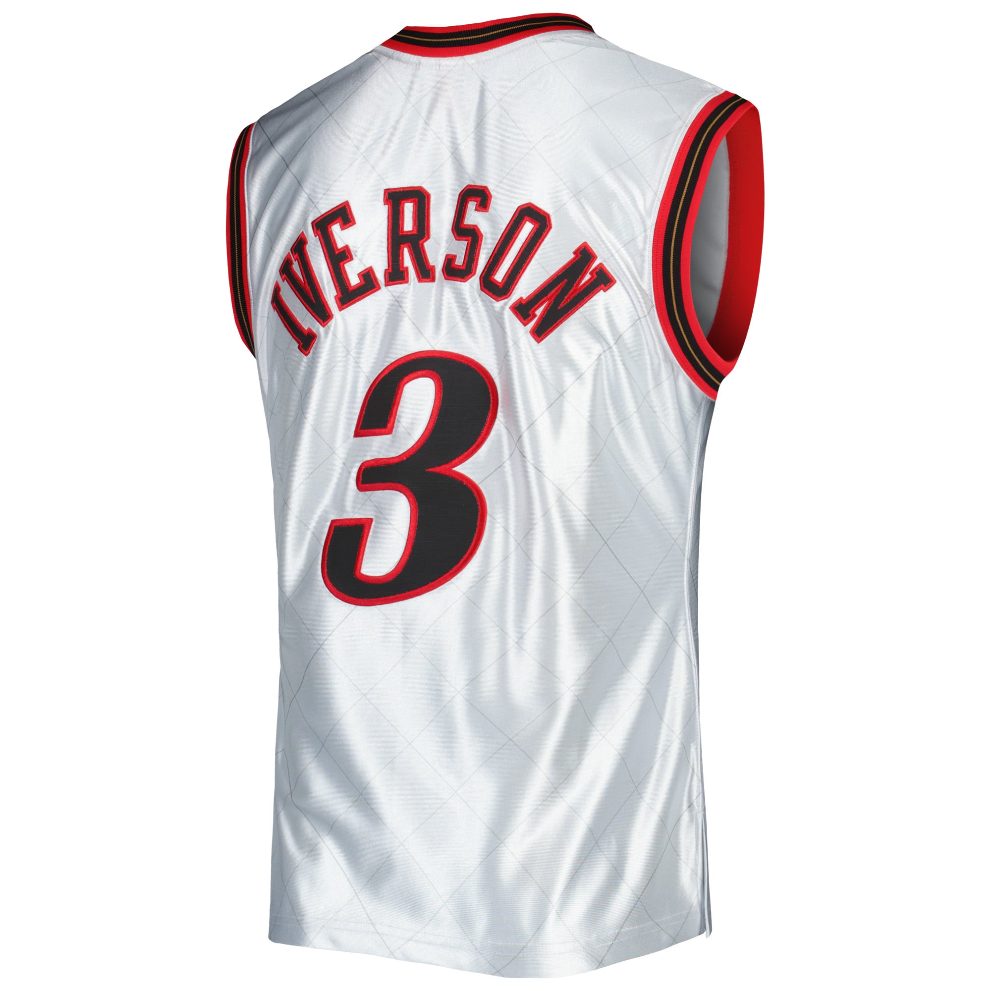 Men's Philadelphia 76ers Allen Iverson Mitchell & Ness Platinum