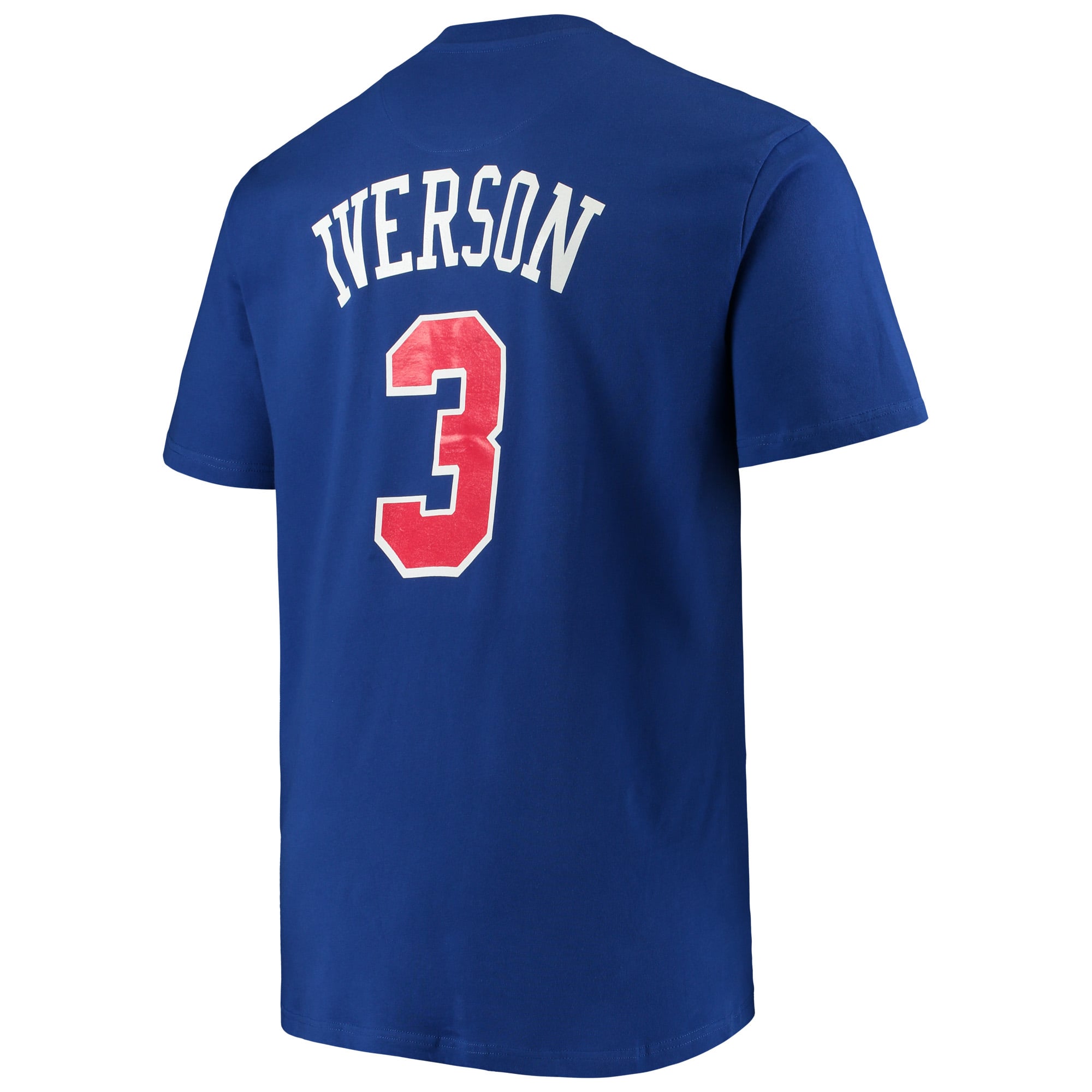 Men's Philadelphia 76ers Allen Iverson Mitchell & Ness Royal #3