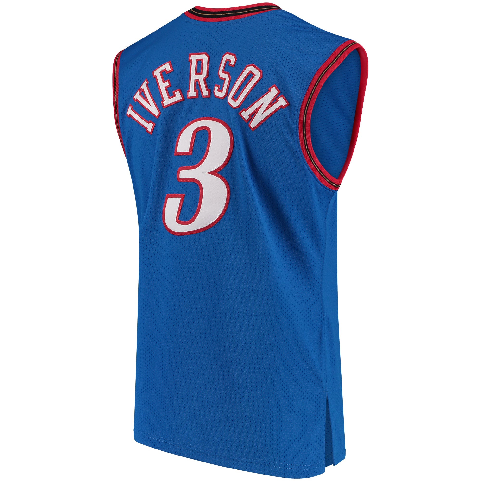 Men's Philadelphia 76ers Allen Iverson Mitchell & Ness Royal Road
