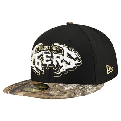  Philadelphia 76ers New Era Thrilla 59FIFTY Fitted Hat - Black
