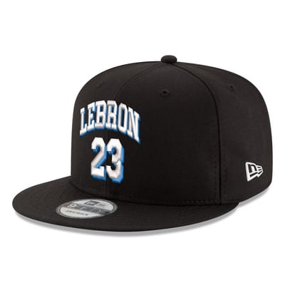 LeBron James Philadelphia 76ers New Era 9FIFTY Snapback Hat - Black