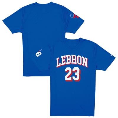 LeBron James Philadelphia 76ers New Era T-Shirt - Royal