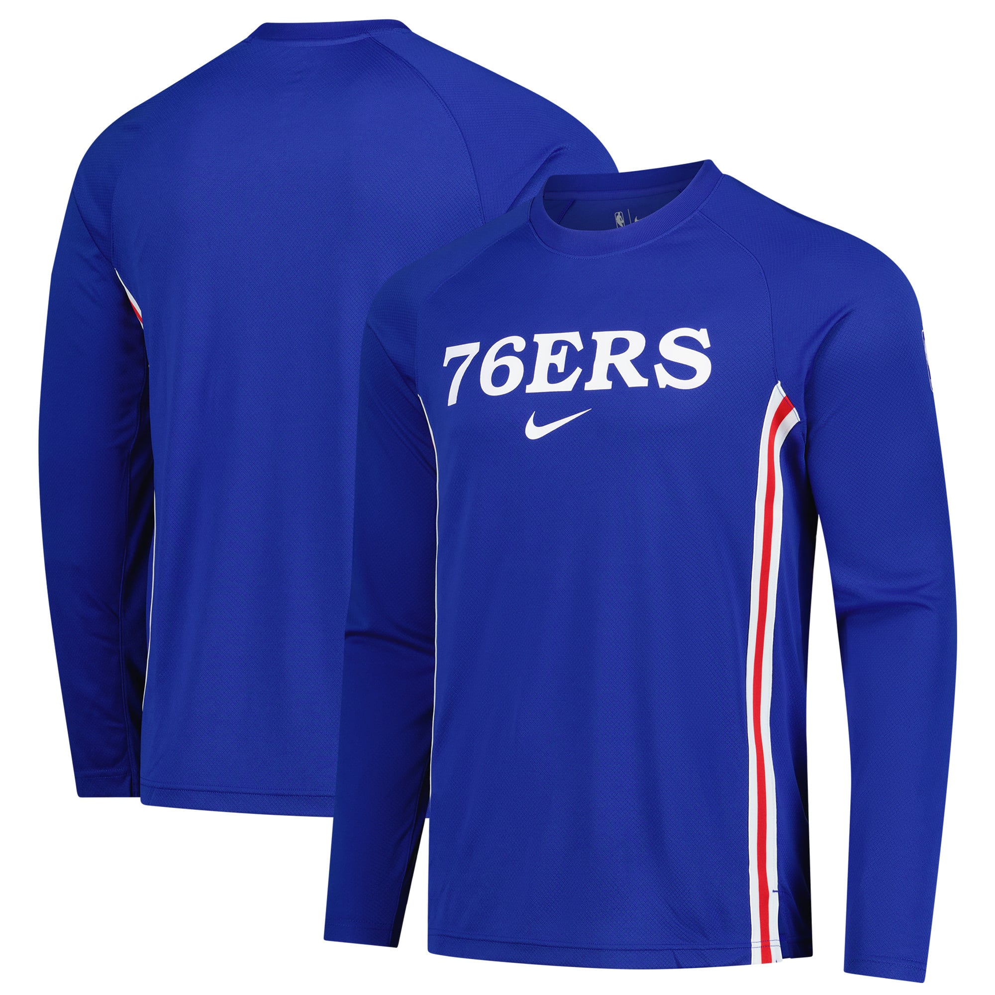 Men's Philadelphia 76ers Nike Royal 2025/26 Authentic Pre-Game Legend ...