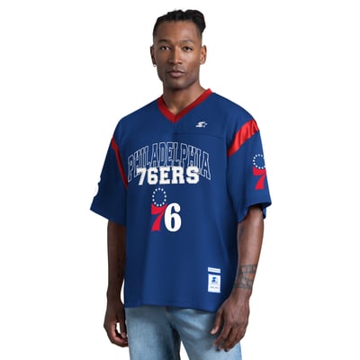 Philadelphia 76ers Starter Game Day V-Neck T-Shirt - Royal
